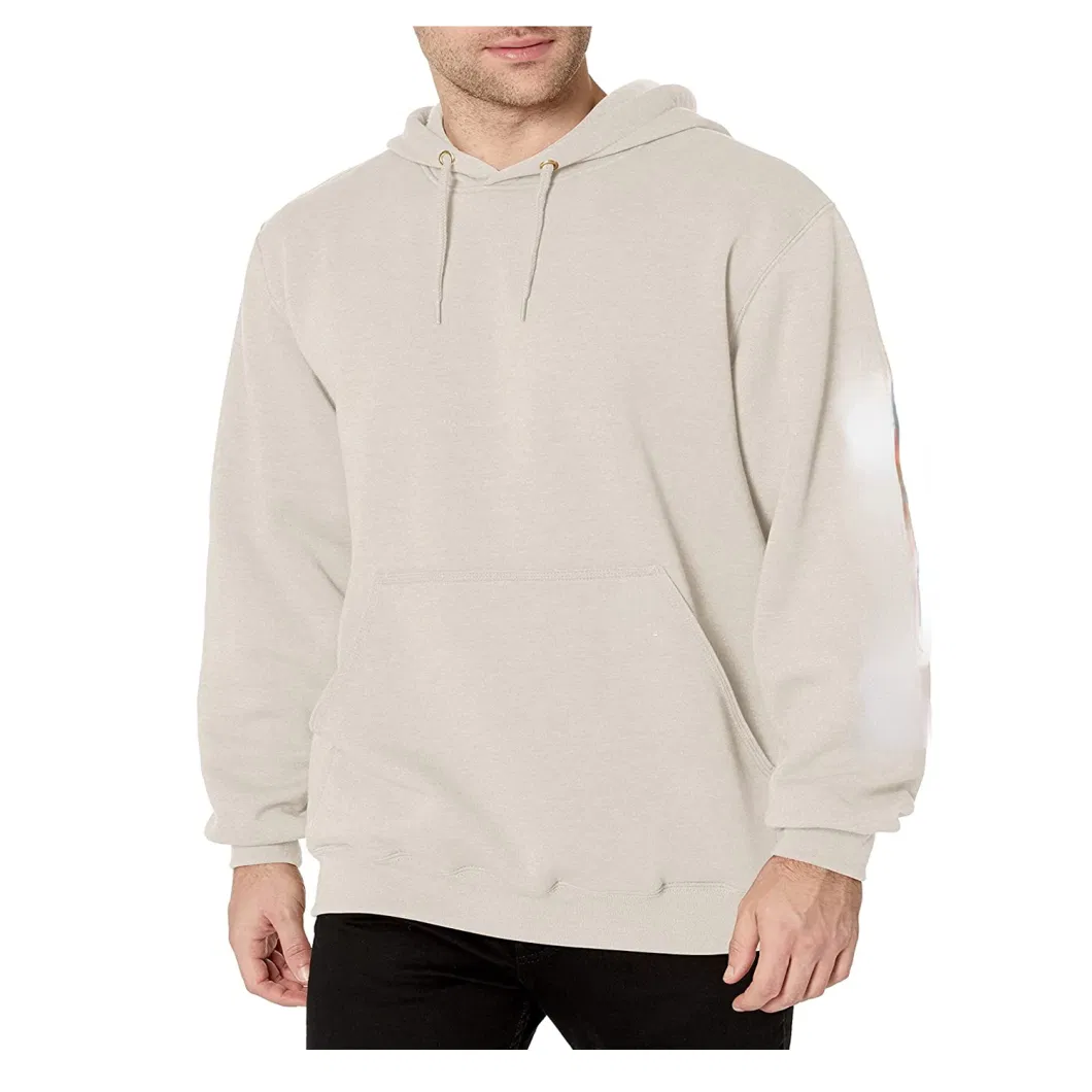 Men&prime; S Loose Fit Midweight Logo Sleeve Graphic Sweatshirt Hiking Wear