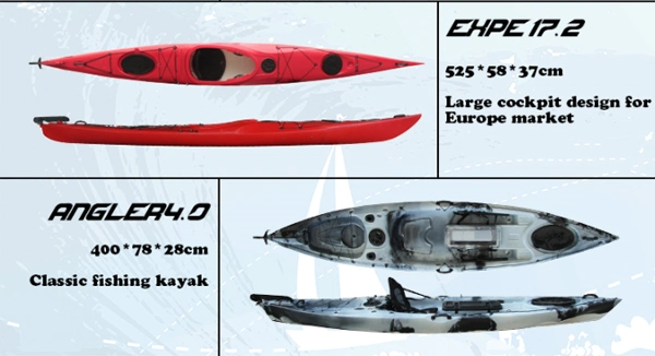 High Quality Speedy PE Surf Ski Kayak with CE for Racing Sport Surfski