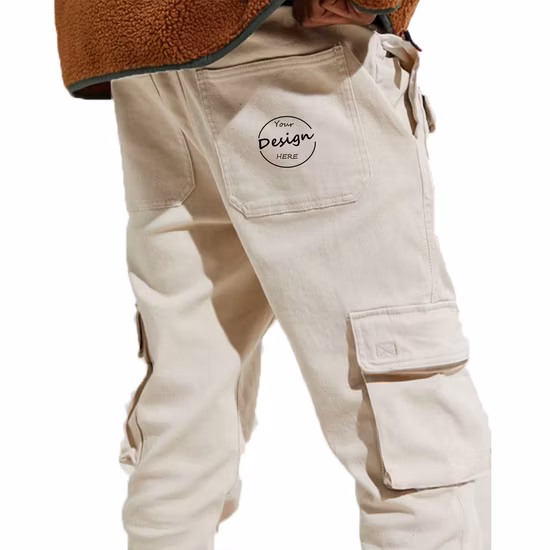 Wholesale Men′ S Trousers Work Outdoor Safety Reflective Pocket Uniform Custom Hiking Navy Blue Tactical Cargo Pants